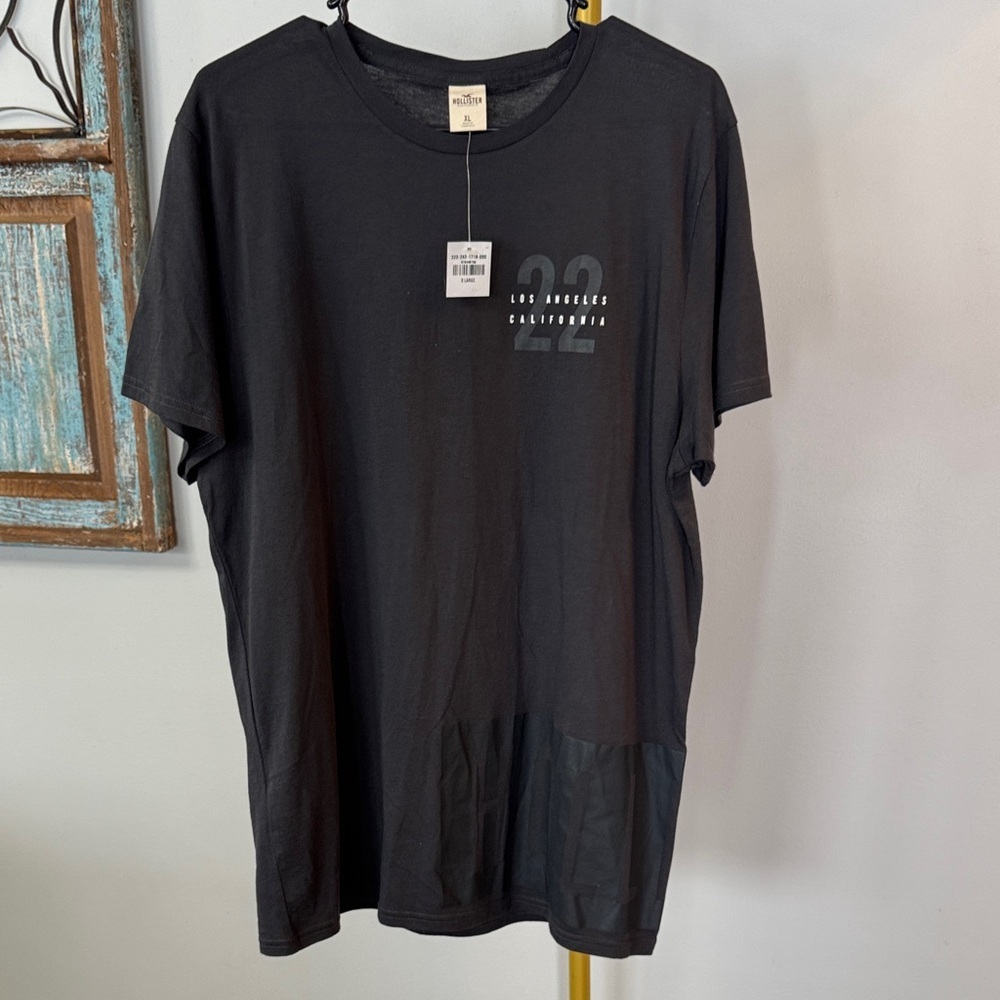 Hollister Black Short Sleeve Tee